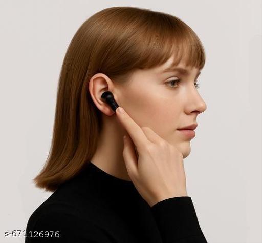 Wireless Earbuds Bluetooth 5.3 TWS Earphones | TWS Earphones Full Touch Control Headphone Built-in Microphone Immersive Sound Quality (BLACK) - Dibanjo 