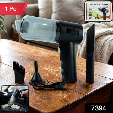 3-in-1 Mini Car Vacuum – Wireless, Rechargeable & Portable Cleaner - Dibanjo 