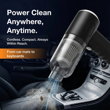 3-in-1 Mini Car Vacuum – Wireless, Rechargeable & Portable Cleaner - Dibanjo 
