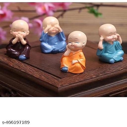Monk 4 piece set home decoration  - dealduniya