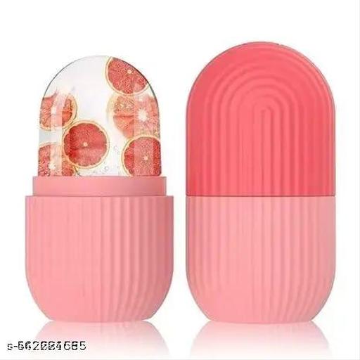 Ice Roller for Face | Ice Roller for Face Massager | Face Ice Roller for Men & Women | Ice Cube Roller for Glowing Skin & Puffy Eyes | Reusable & Unbreakable 3pcs - dealduniya