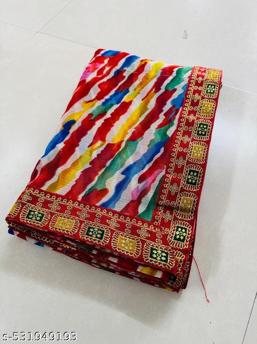  Bandhani saree, Bandhej saree, Top selling saree, Saree with blouse, pure georgette saree, soft georgette saree,   party wear saree, desiger saree, banarsi saree, celebrity saree, festive saree, bollywood saree - Design Fasion Store