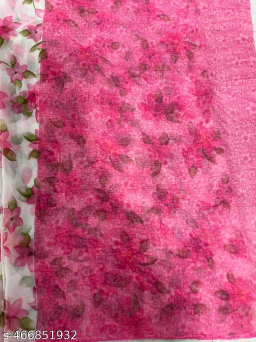 ఫ్లవర్ చిఫాన్ సారీ - Design Fasion Store