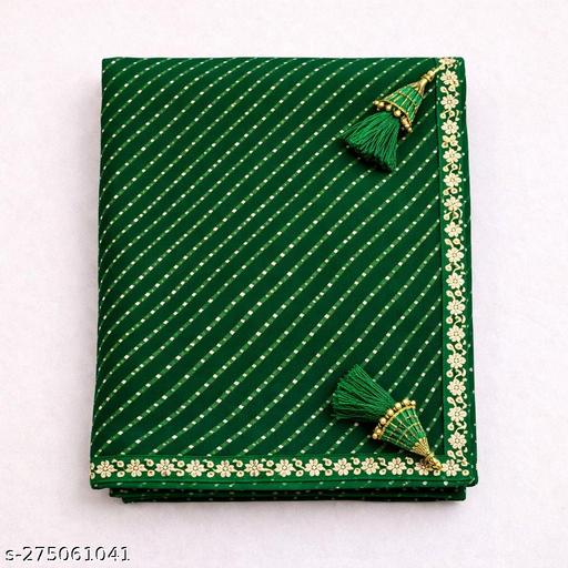 लहरिया बंधनी कढ़ाई वाली लेस के साथ - Design Fasion Store
