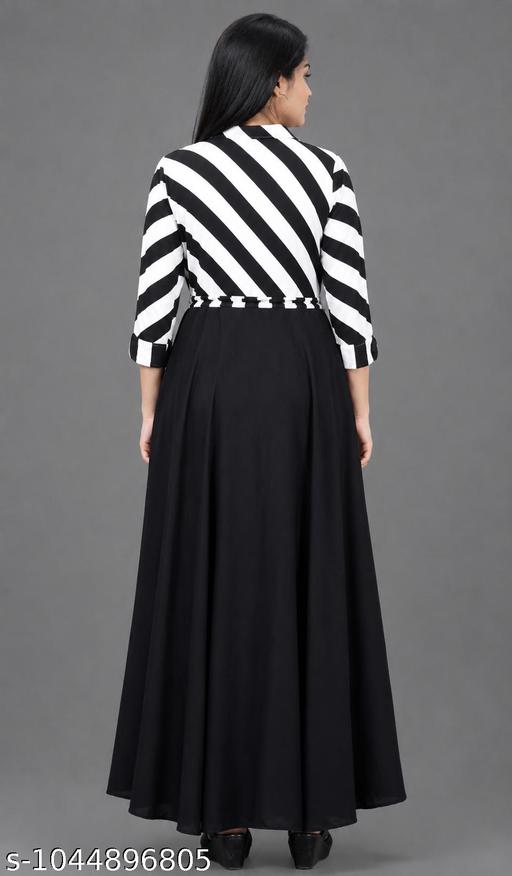 Elegant Girls  Floral Print Maxi Dress With Belt - Design Fasion Store