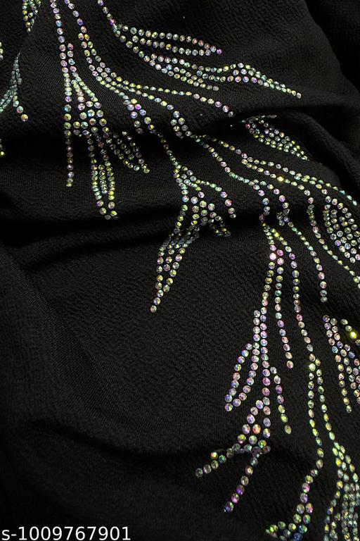 Women's Sleeveless Black Evening Maxi Dress with Metallic Embellishment - Design Fasion Store
