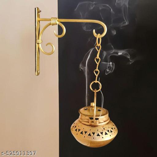 Iron Handicraft Dhoop Dani With Hanger+Chain - Design Fasion Store