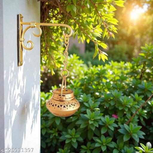 Iron Handicraft Dhoop Dani With Hanger+Chain - Design Fasion Store
