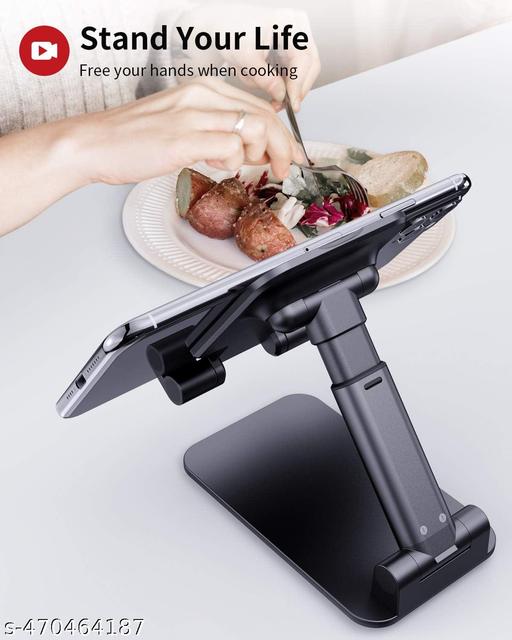 Premium Plastic Desktop Adjustable & Foldable Phone Stand: Enhance Your Mobile Experience with Versatility and Convenience - Design Fasion Store