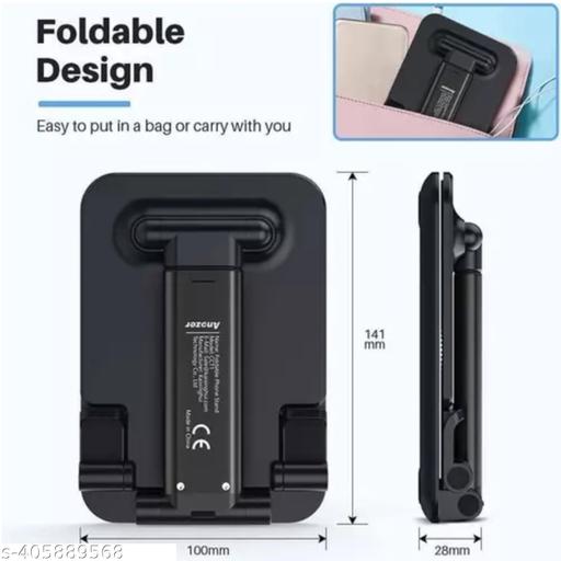 Premium Plastic Desktop Adjustable & Foldable Phone Stand: Enhance Your Mobile Experience with Versatility and Convenience - Design Fasion Store