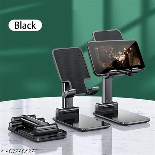 Mobile Phone Holder, Adjustable, Foldable, Anti-Skid, Wide Compatibility (Black) Tabletop - Design Fasion Store