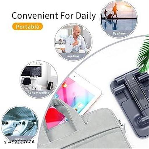 Adjustable Cell Phone Stand, Foldable Portable Phone Stand Phone Holder for Desk, Desktop Tablet Stand Compatible with Mobile Phone/iPad/Tablet (Black) - Design Fasion Store