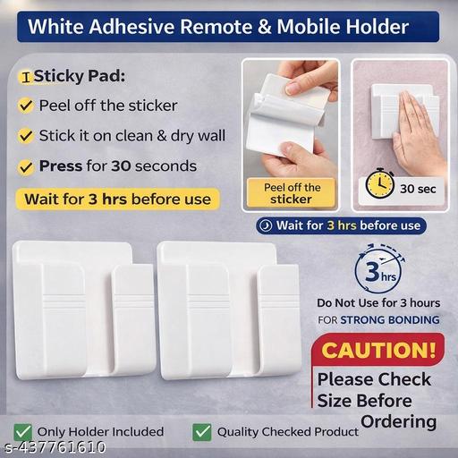 PACK OF 2 Mobile Holder/Mobile Stand /Phone Stand Wall Mount For Mobile Charging - Design Fasion Store