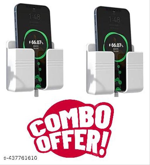 PACK OF 2 Mobile Holder/Mobile Stand /Phone Stand Wall Mount For Mobile Charging - Design Fasion Store