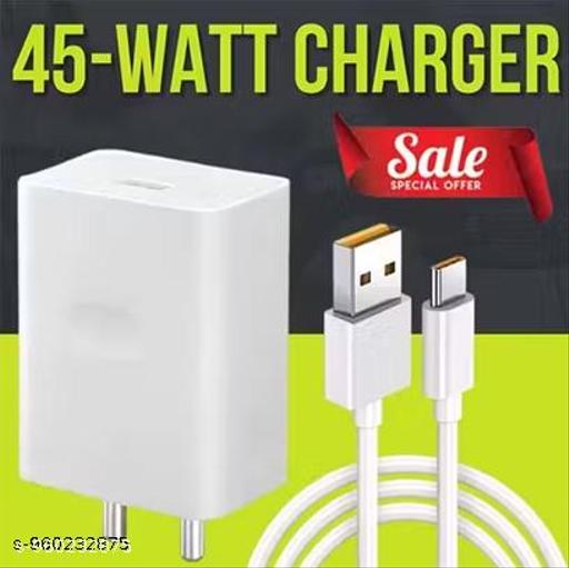 45W SuperVOOC Fast Charger Adapter with USB to C Cable - Design Fasion Store