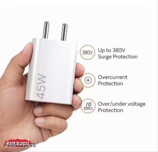 45W SuperVOOC Fast Charger Adapter with USB to C Cable - Design Fasion Store