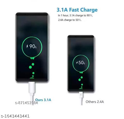 85W Fast Charger Adapter, High-speed Mobile Charging, Safe and Reliable with USB to Type C Cable (White) - Design Fasion Store