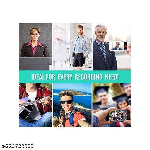 3.5mm Clip Microphone for YouTube | Collar Mike for Voice Recording | Lapel Mic Mobile, PC, Laptop, Android Smartphones, Camera Microphone (Black) - Design Fasion Store