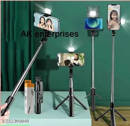 70cm Extendable 3 in 1 Selfie Stick Tripod with Bluetooth Remote Included and Rotatable - Design Fasion Store