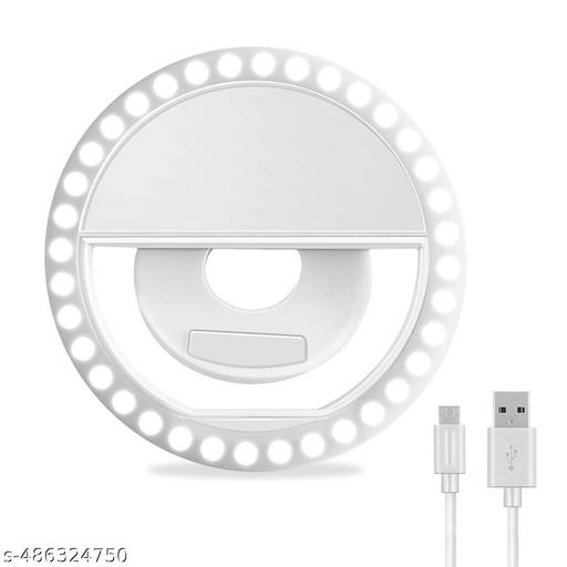 Saneha Recharable 36 LED Clip on selfie ring light professional for mobilephone photography - Design Fasion Store