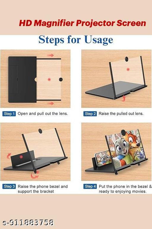Portable Phone Screen Amplifier 3D HD Magnifier - Design Fasion Store