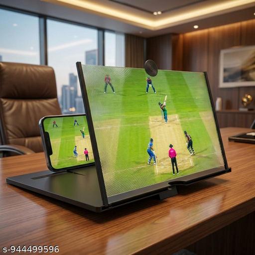 Smartphone Video Amplifier Unique Screen Enlarger 3D Mobile Phone Magnifier Holder Video Call Home Cinema Projector Viewer Foldable Design Foldable Portable Gift for All Phones Universal Stand - Design Fasion Store