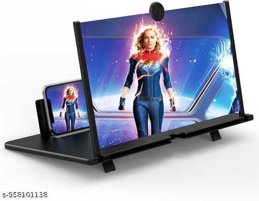 3D Screen Magnifier,3D Thin Mobile Phone Amplifier for watching Movie Videos Foldable Screen,3X Magnification for All Smartphones | Eye Protection Amplifier for Movies & Videos(multi ) - Design Fasion Store
