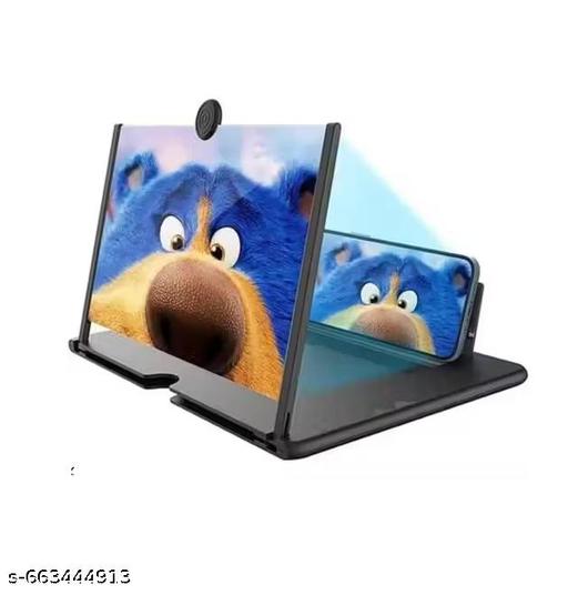 New 3D Mobile Phone Screen Mirroring Stand | HD Screen Magnifier for All Mobiles | Badi Screen par Movie dekhne wala Stand3D HD Mobile Screen Magnifier & Amplifier Stand | Foldable Phone Screen Enlarger for Movies & Videos | Eye Protection Display for All Smartphones - Design Fasion Store