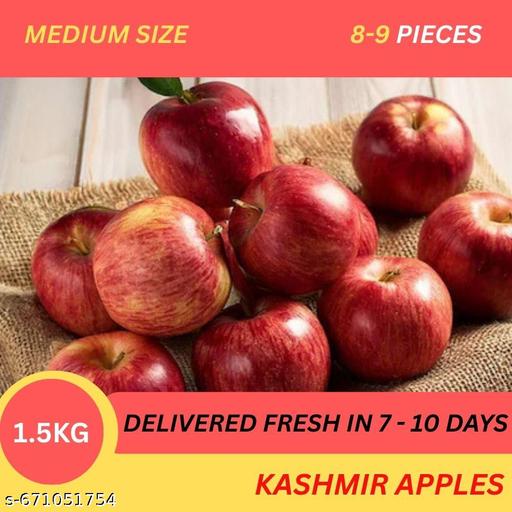 Kashmir Apple - Medium - 1.5 kg | Delivered Fresh in 7 - 10 Days - Design Fasion Store