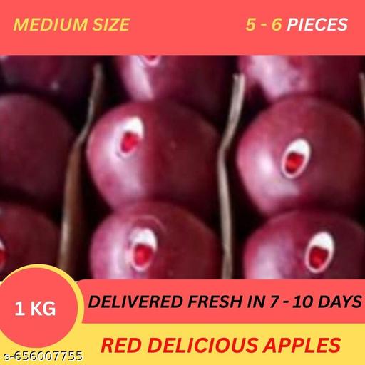 Red Delicious Apple - Medium - 1 kg | Delivered Fresh in 7 - 10 Days - Design Fasion Store
