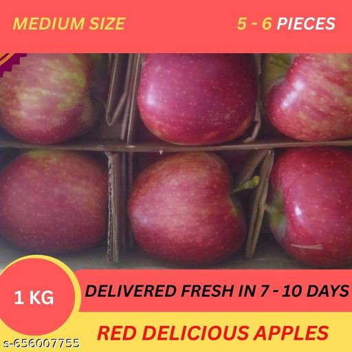 Red Delicious Apple - Medium - 1 kg | Delivered Fresh in 7 - 10 Days - Design Fasion Store