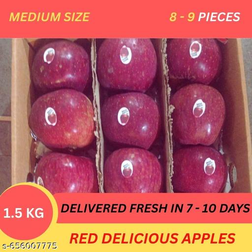 Red Delicious Apple - Medium - 1.5 kg | Delivered Fresh in 7 - 10 Days - Design Fasion Store