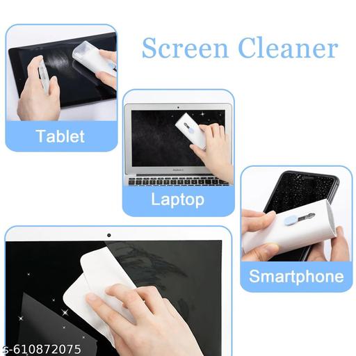 7-in-1 Cleaning Kit | All-in-One Keyboard Cleaning Kit with Brush & Cleaner for Bluetooth, AirPods, Laptop, Tablet, Phone, iPad, Smartwatch, MacBook, Earbuds & PC Accessories - Dropgadgets 