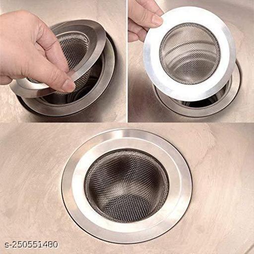 SHIV STAINLESS STEEL SINK JALI SINK DRAINER MESH FOR KITCHEN BASIN 4INCH (PACK OF 1) - Dropgadgets 