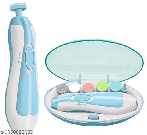 Electric Baby Nail Trimmer with LED Light, Gentle Nail File with Multiple Filing Heads, Adjustable Speed, Compact Nail Care Tool for Newborns, Infants & Kids – Pack of 1