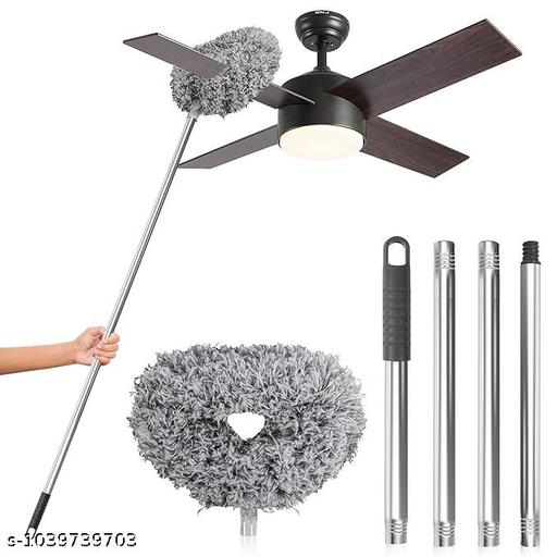 Ceiling Fan Cleaner Duster with Extendable Pole (13–48 Inches) – Microfiber Cleaning Tool for Ceiling Fans, Walls, Windows, Shelves & High Areas