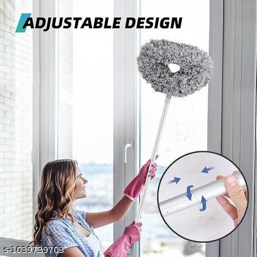 Ceiling Fan Cleaner Duster with Extendable Pole (13–48 Inches) – Microfiber Cleaning Tool for Ceiling Fans, Walls, Windows, Shelves & High Areas - ELASH GLOBAL STORE