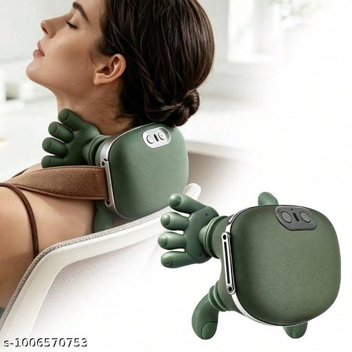 Heated Neck and Shoulder Massager, Wireless Portable Shiatsu Massager for Neck, Back & Shoulders, Electric 4D Deep Tissue Kneading Massage Pillow, Simulated Human Hand Massage for Pain Relief & Muscle Relaxation