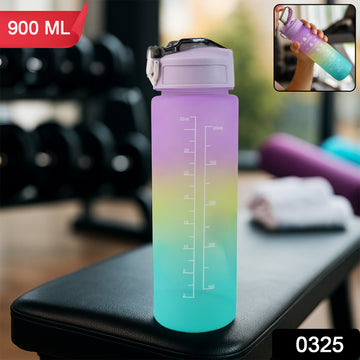 Motivational Water Bottle with Straw & Time Marker | Hydrozilla - Ente Kada
