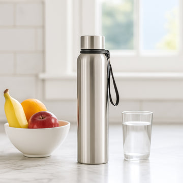 Stainless Steel Water Bottle 1000ml – Vacuum Insulated | DeoDap - Ente Kada