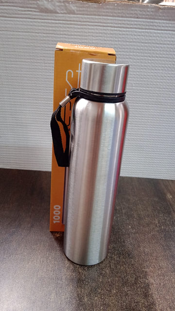 Stainless Steel Water Bottle 1000ml – Vacuum Insulated | DeoDap - Ente Kada