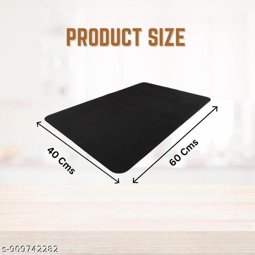 Dish Drying Mat Large – Water Absorbing Mat for Kitchen, Kitchen Drying Mat for Wet Utensils, Drying Mat for Kitchen Utensils (40 x 60 Cm) - Fluxx Kart