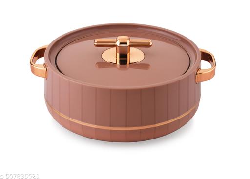 Deluxe Decor 3000 Inner Stainless Steel Insulated Casserole Brown - Fluxx Kart