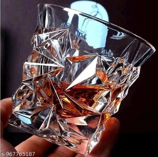Premium Glasses for (2 pc.) Scotch Wine, Water, Parties, Bar, Restaurant Glass Whisky Glass  (325 ml Glass) - Fluxx Kart