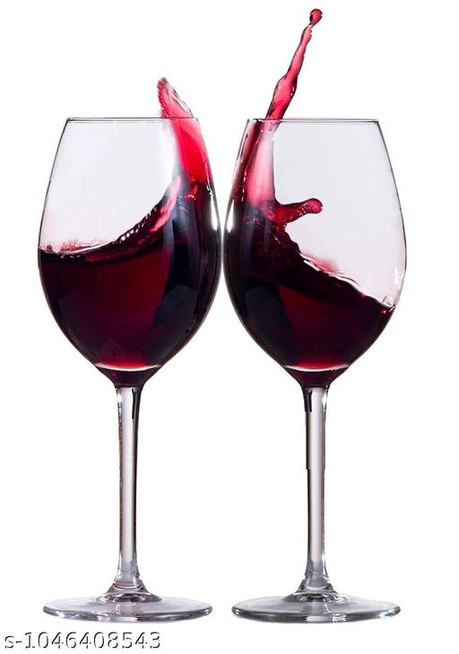 Wine Glass Crystal Clear Tableware Glass, Ideal for White or Red Wine Party Glass, Whisky Glass, Clear Glass, Transparent Pack of 2 310 ML - Fluxx Kart