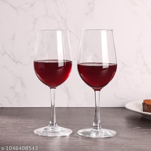 Wine Glass Crystal Clear Tableware Glass, Ideal for White or Red Wine Party Glass, Whisky Glass, Clear Glass, Transparent Pack of 2 310 ML - Fluxx Kart