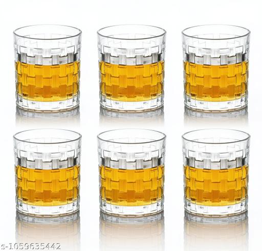 Six Whiskey Glass - Round Inter Lock - Fluxx Kart