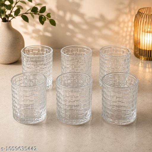 Six Whiskey Glass - Round Inter Lock - Fluxx Kart