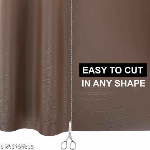 ElastPro ( 60 x 500 cm) EVA Anti Slip Super Strong Diamond Texture Shelf Liner for Kitchen Drawers, Refrigerator, Wardrobe and Cupboard Mat Cbrown - Fluxx Kart
