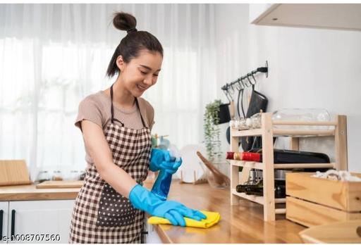 Cotton Kitchen Cleaning Napkin Cloth Pack of 3 | 40x40 cm | Surmai Yellow Blue | Dish Wipe, Glass & Counter Cleaning - Fluxx Kart